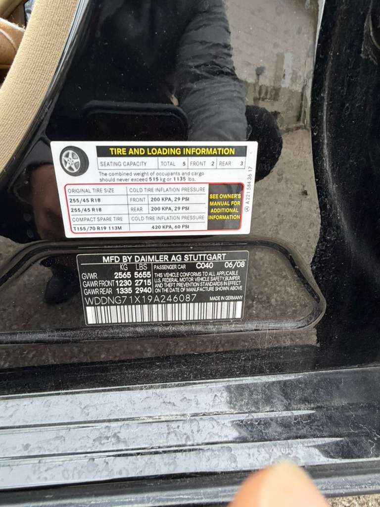 Mercedes‑Benz S550 2009